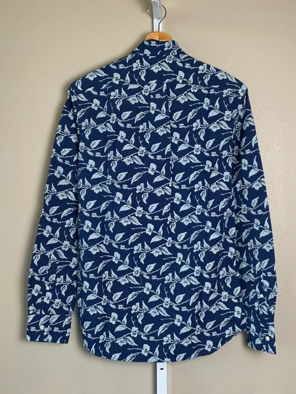 J. Crew Slim Stretch Secret Wash Button Down Shirt Bell Flowers Print